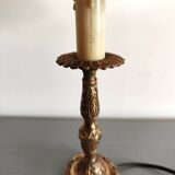 Art Deco lamp with a bronze base