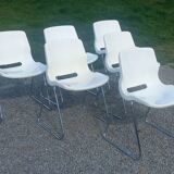 Set de 6 chaises design Svante Schöblom Overman éditeur 1970 Sweden