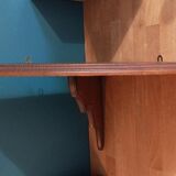 Solid wood corner shelf
