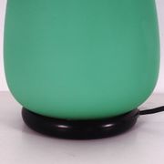 Lampe de table en forme d'oeuf en verre de Murano vert