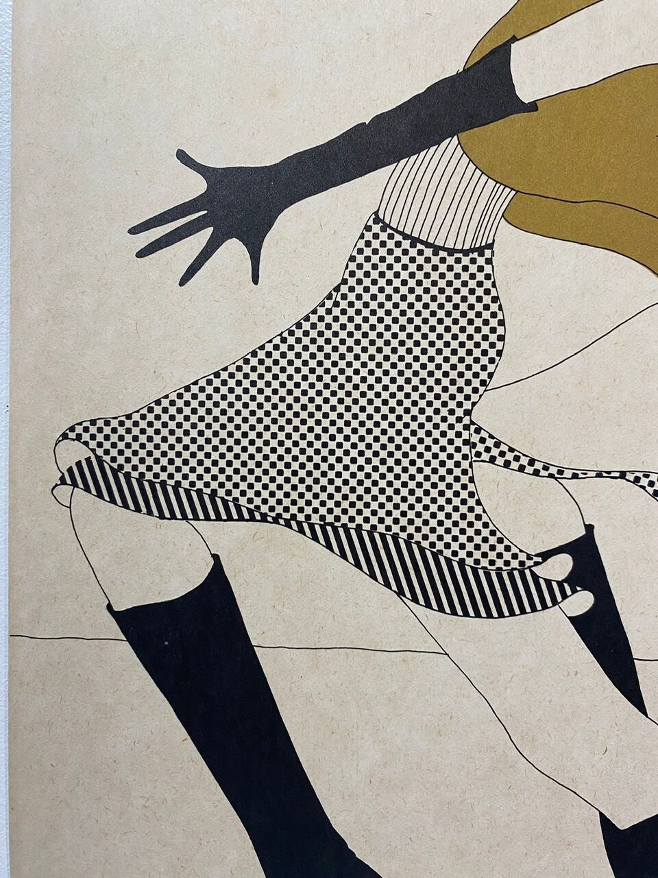 Illustration, the elegant, numbered, monogrammed XX century