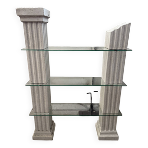 Vitrine colonnes imitation