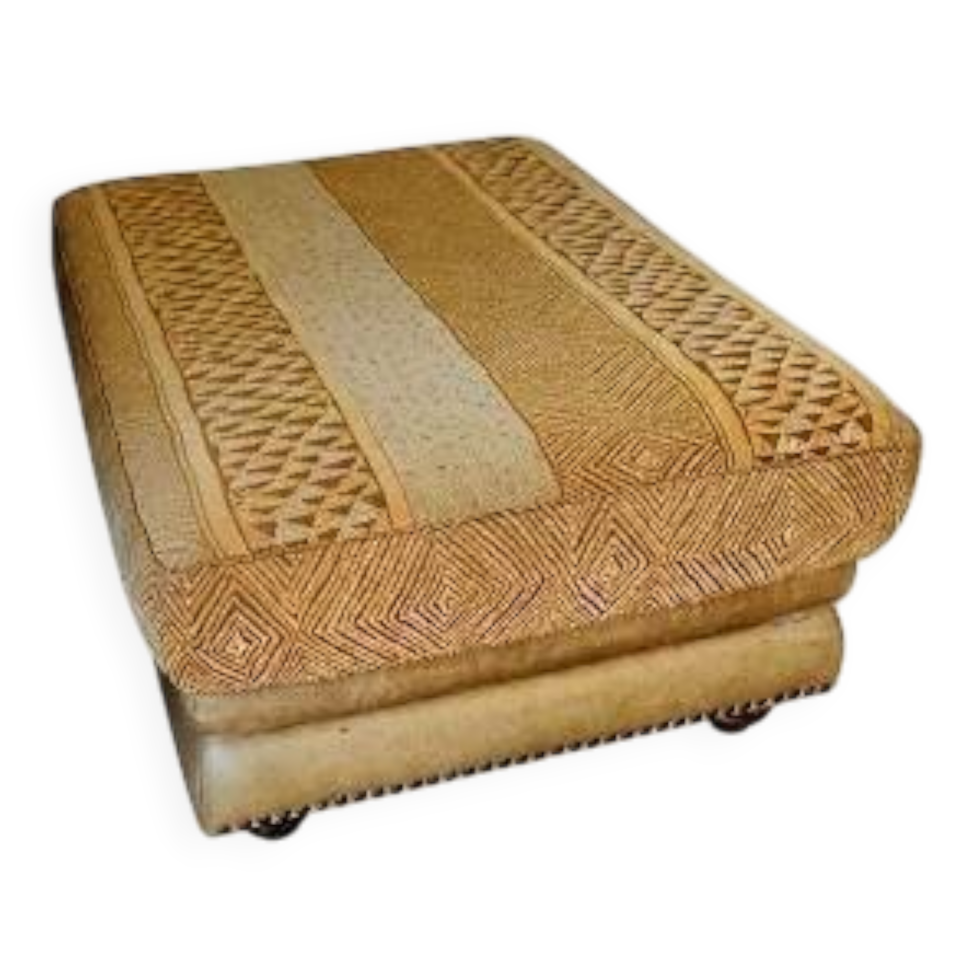 XXL bench or pouf coffee table – Ethnic kilim style – 110x80