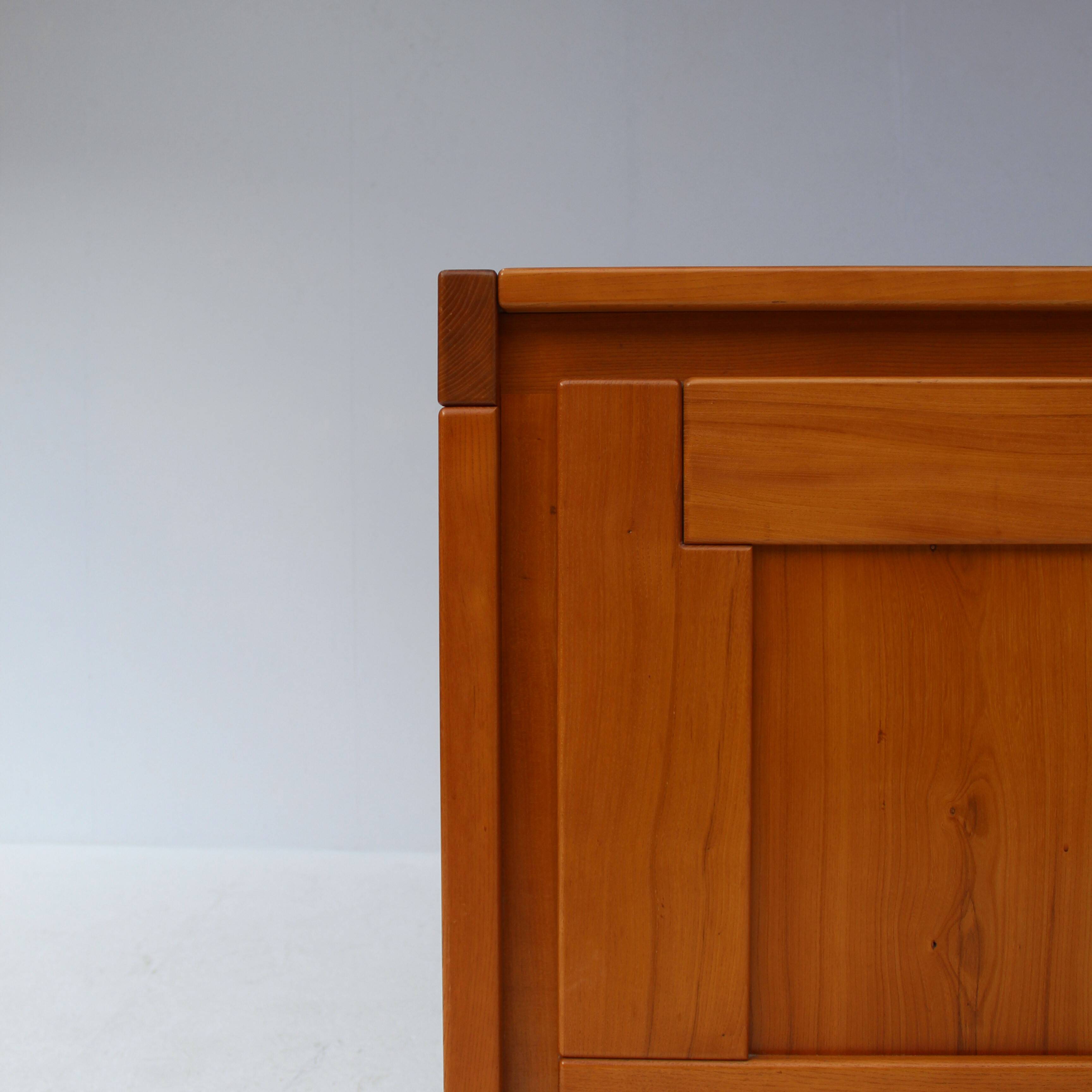 Maison Regain Sideboard in Solid Elm, France, 1970s