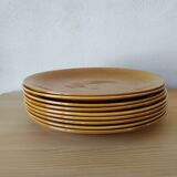 Set of 9 Salins plates, Provence model, 1970s