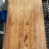 Solid wood farmhouse table