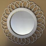 Rattan mirror 41 cm in diameter