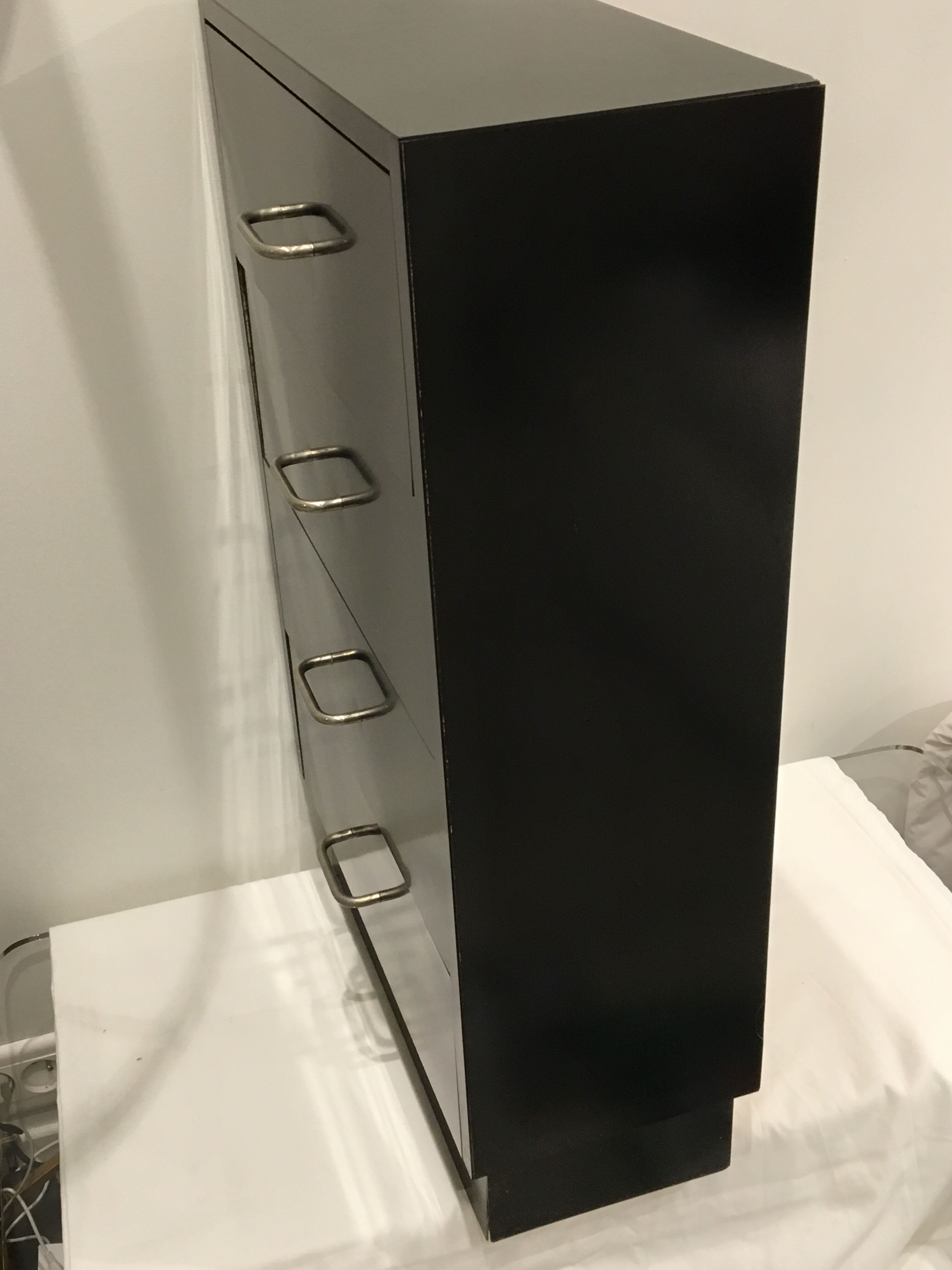 Chiffonnier formica noir