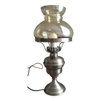 Pewter table lamp