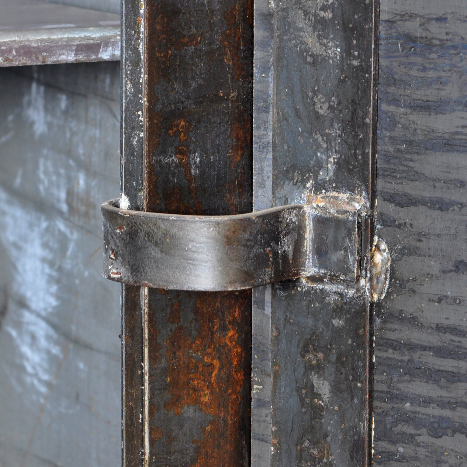 Industrial Iron Cabinet, 1960s
