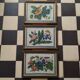 3 paintings on rice leaf ancient China chinese painting