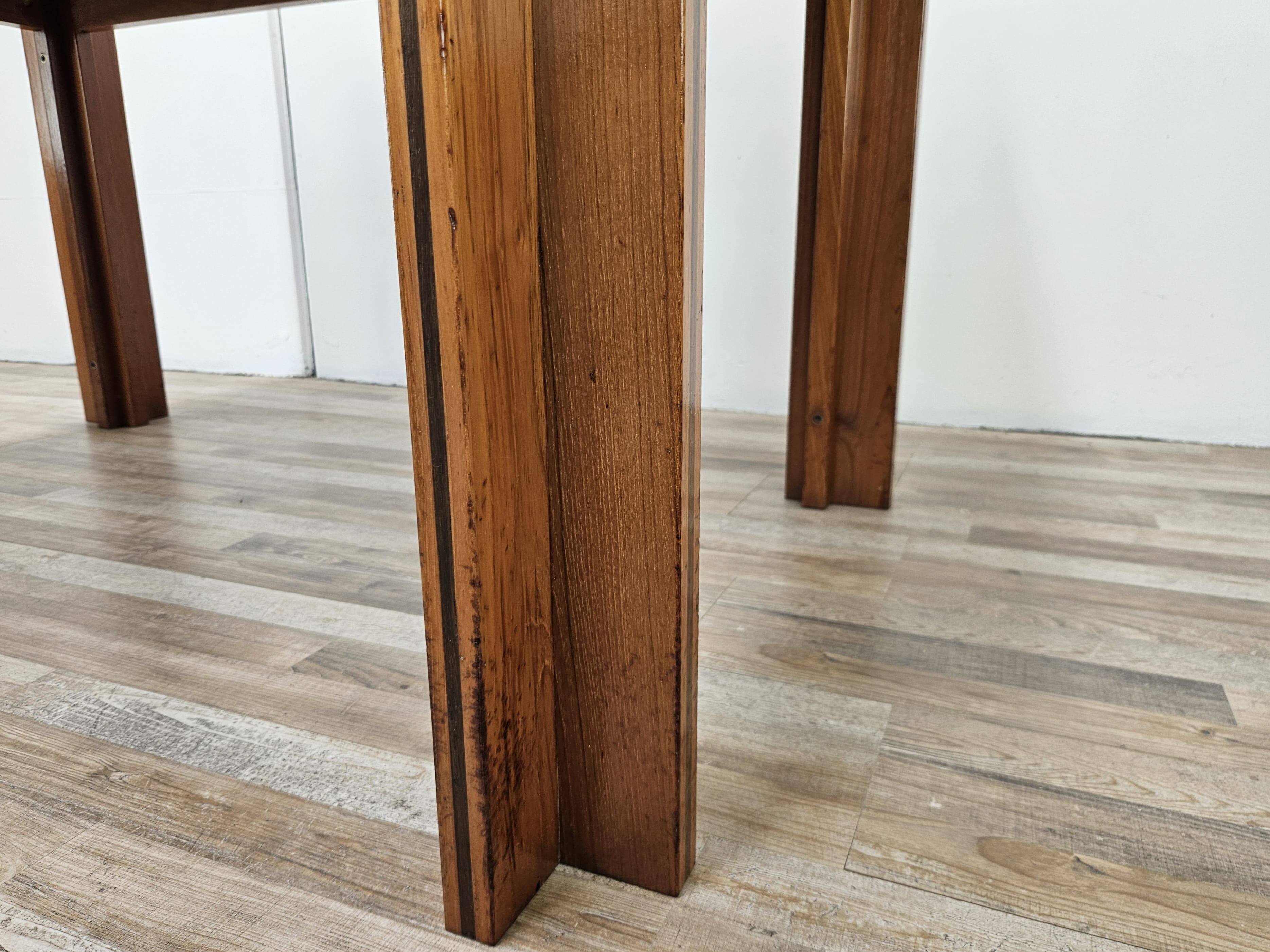 Italian design folding dining table, 1970