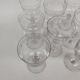 8 large Baccarat crystal glasses, early 20th century.