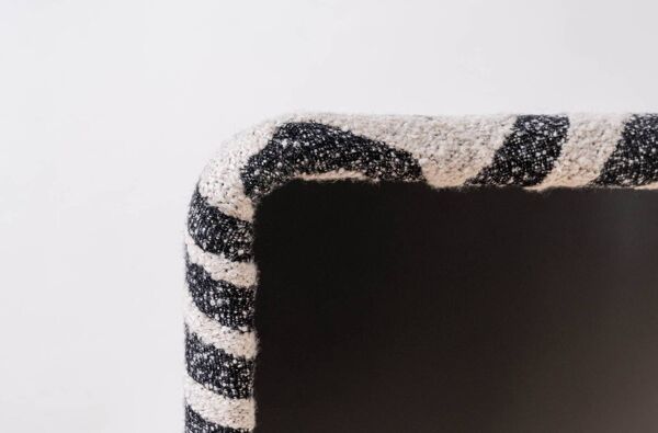 Chaise longue de Miroslav Navratil, 1959, retapissée en tissu Kvadrat