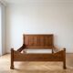 Antique double bed in solid wood