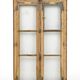 Old fir window with frame (one opening pane)