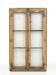 Old fir window with frame (one opening pane)