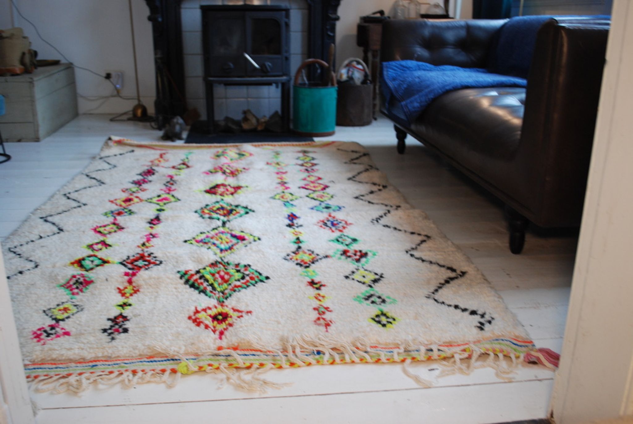 Berber carpet 100% wool - 150x235cm