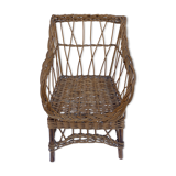 Rattan armchair for children