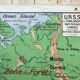 USSR and Finland, Map N°34 and 34bis by Vidal-Lablache, Librairie Armand Colin