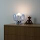 Table lamp, Murano glass, Italian design, 1970s, made in Italy