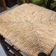 Lot of 6 stools with woven straw seats, chalet style 1970.