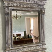 Hand Carved Teak Mirror
