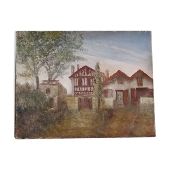 Huile sur toile Pays Basque