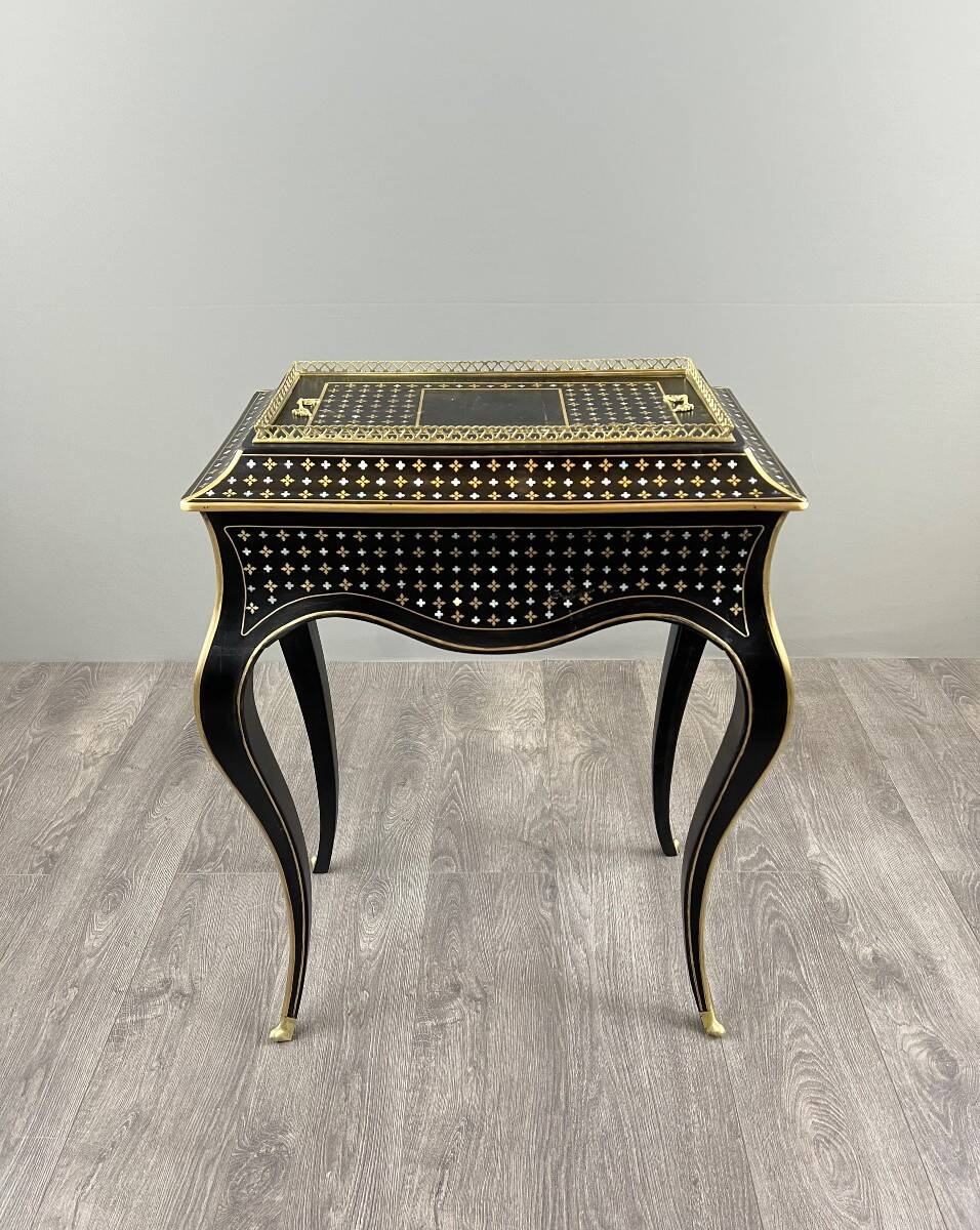 Napoleon III planter in Boulle marquetry, 19th century