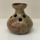 Petit vase ajouré en céramique vintage Kéraluc années 60/70