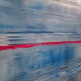Abstract painting table