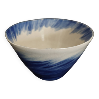 Vintage matcha bowl, stoneware, handcrafted.