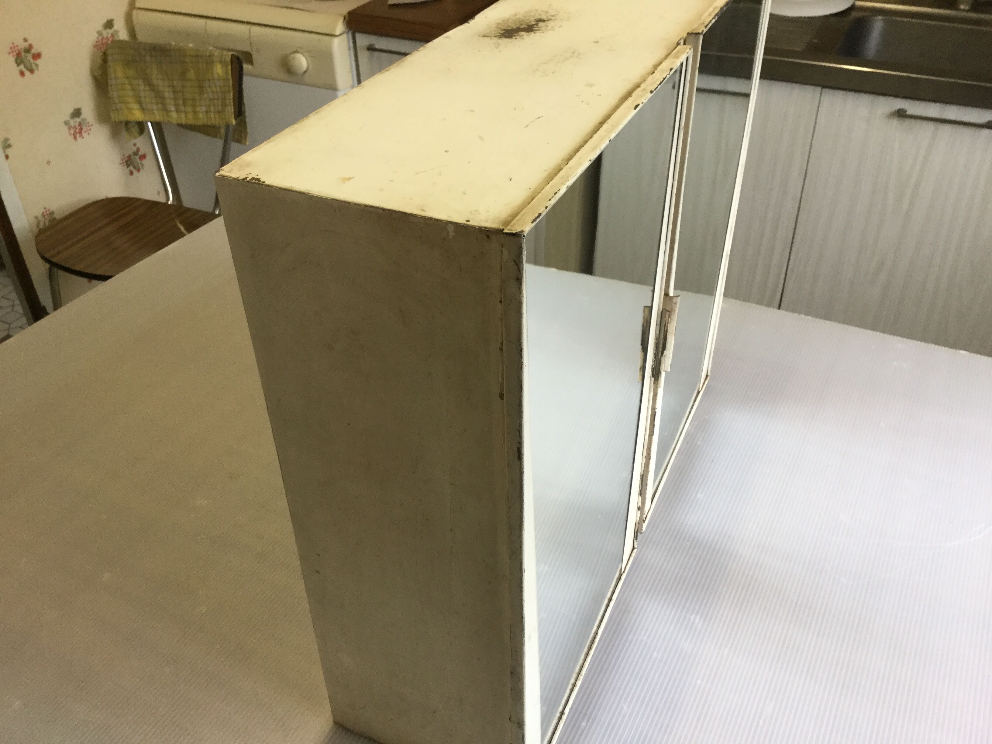Pharmacy cabinet mirror