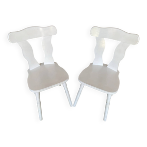 Paire chaises anciennes - bistrot