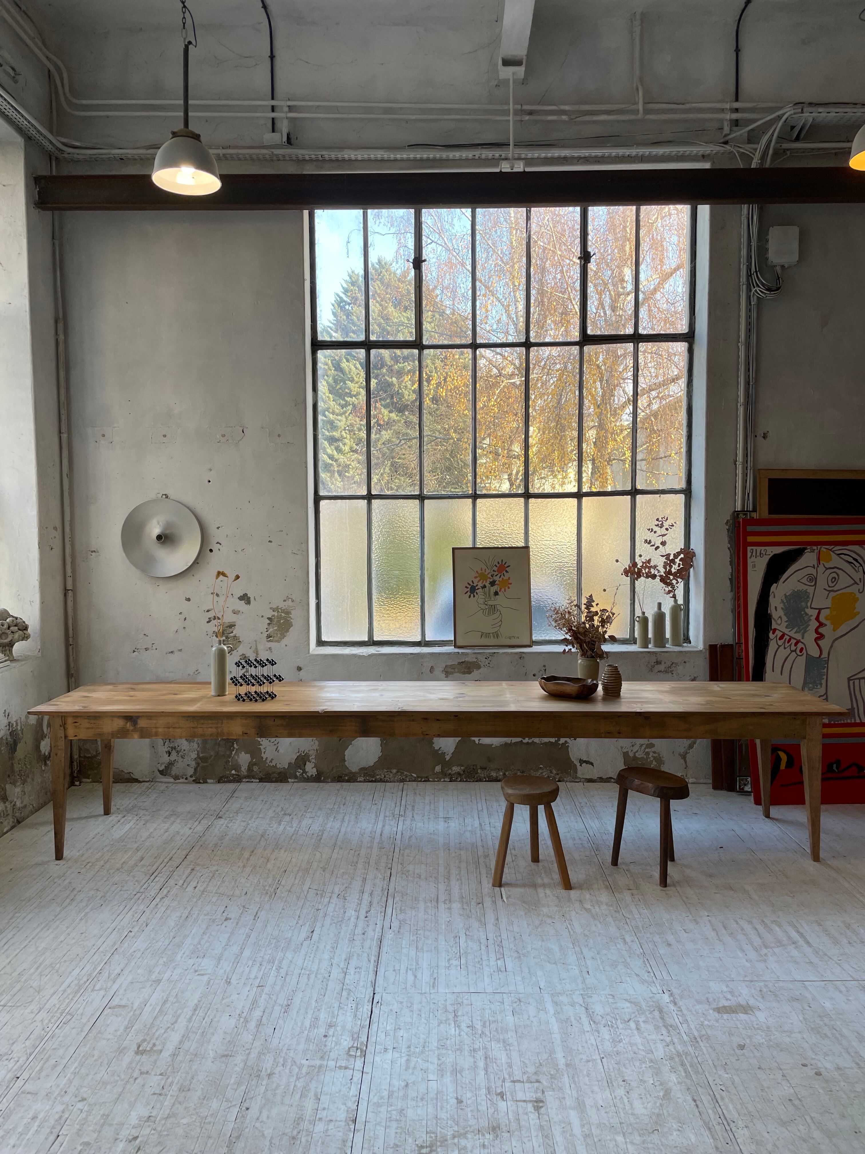 Farmhouse table beech pine XL 4m