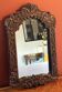 Antique wall mirror, hand-carved, vintage, 1920s