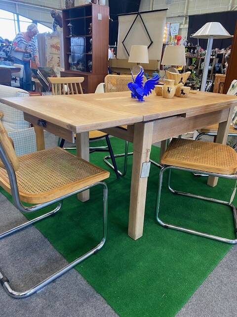 Table chêne brut vintage