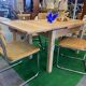 Table chêne brut vintage