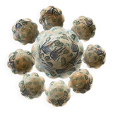 Fruit salad service by Vallauris