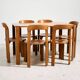 Ensemble en hêtre par Bruno Rey pour Kusch & Co., lot de 7 pièces
