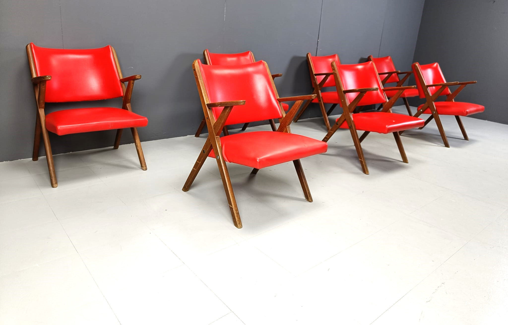 Fauteuils des années 60 par Dal Vera, ensemble de 2
