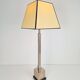 Lampe de table en argent vintage Empire, années 1970