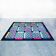 1990s Ottavio Missoni "Square" Geometric Wool Rug Exceptional Italian Postm