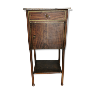Early 20th century painted metal bedside