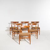 Hans Wegner W2 chairs C.M Madsens 1950s