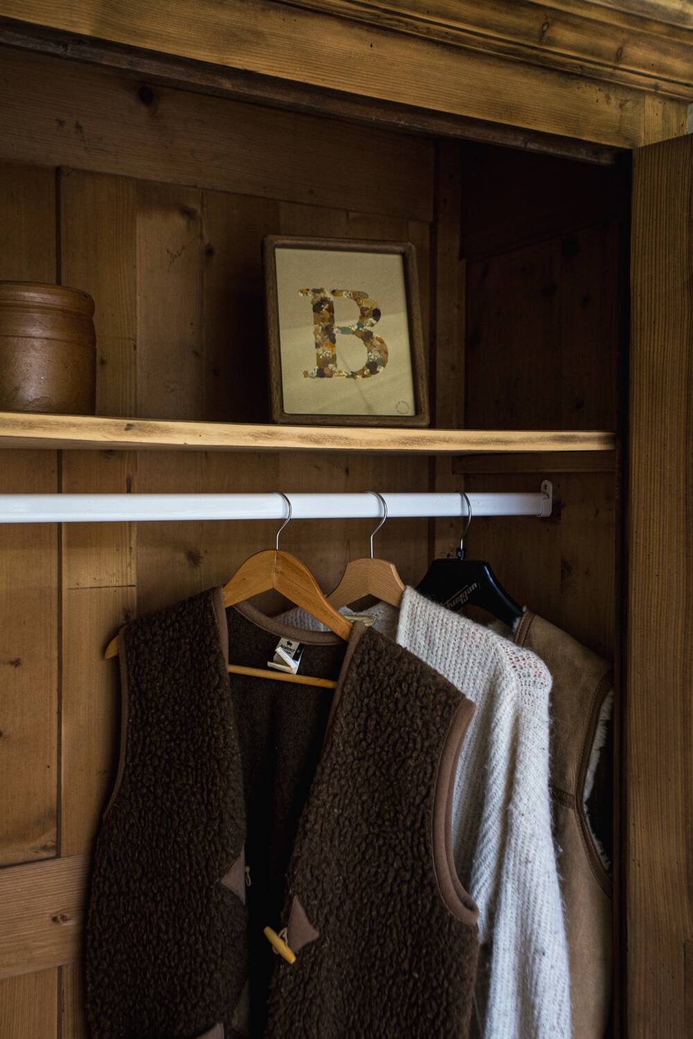Large pine wardrobe