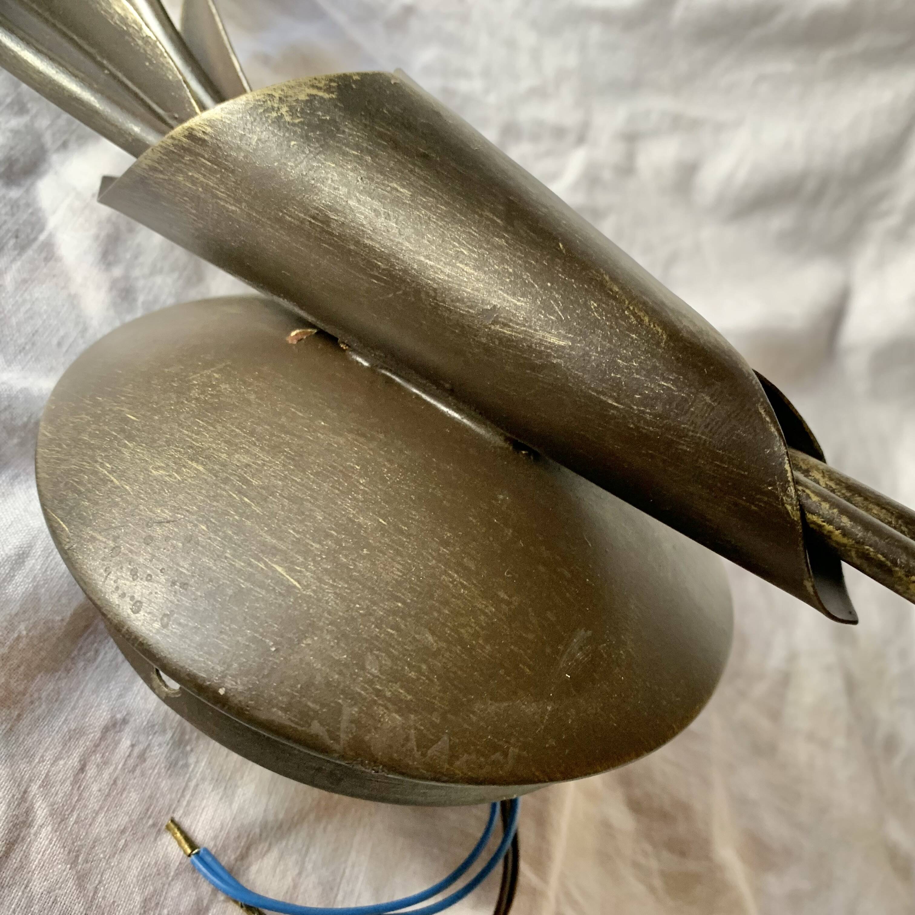 Vintage "tulip" wall light