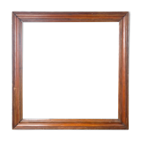 Antique foxed mirror square