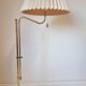 Bergboms, adjustable floor lamp G-132 in brass, Scandinavian / Midcentury Modern