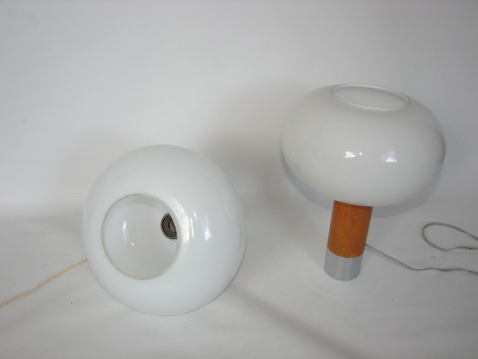 Pair of Drupol lamps, 60s